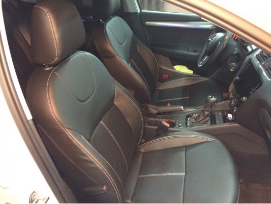 Каркасные авточехлы на Skoda Octavia A7 FL Каркасные авточехлы на Skoda Octavia A7 FL